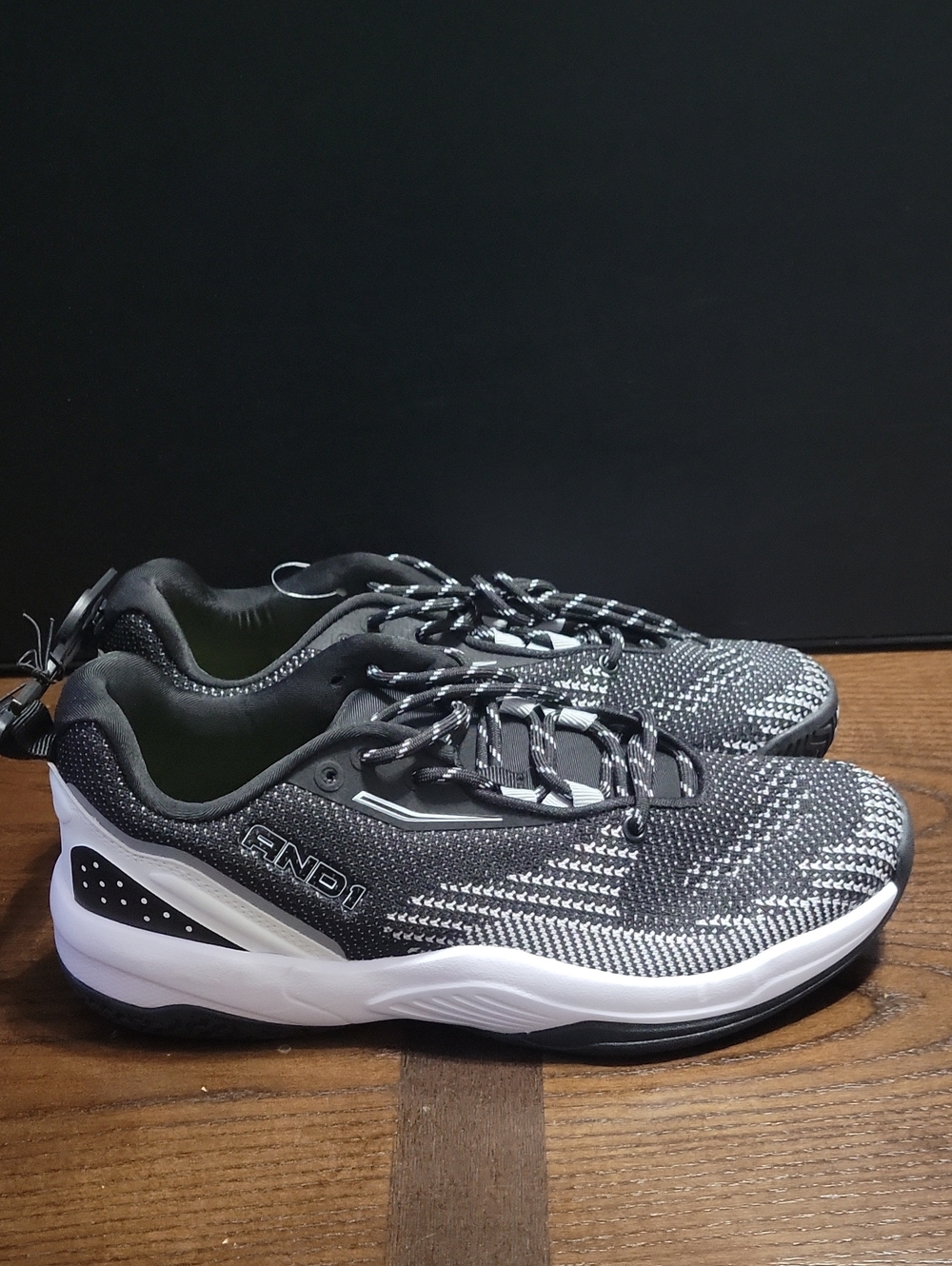 AND1 Men's Black & White Lightweight Trainer.  T16